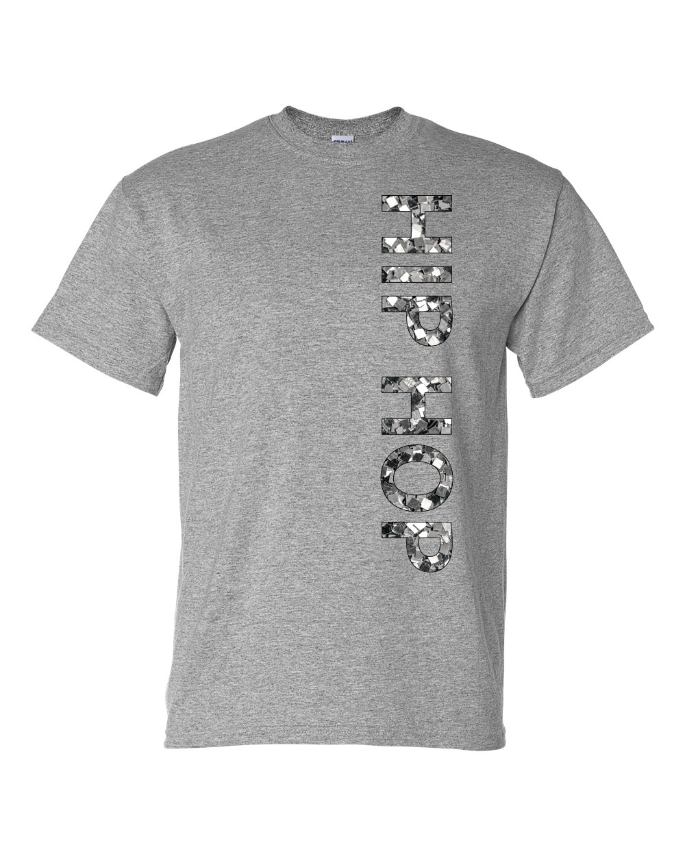 Sequin Texture Hip Hop Shirt